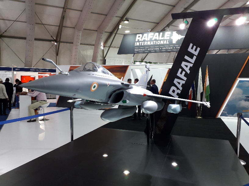 Rafale mockup at Aero India