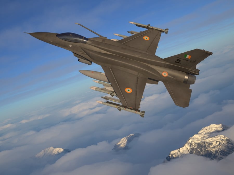 Le F-21, nouvelle version proposée à l'Inde du F-16