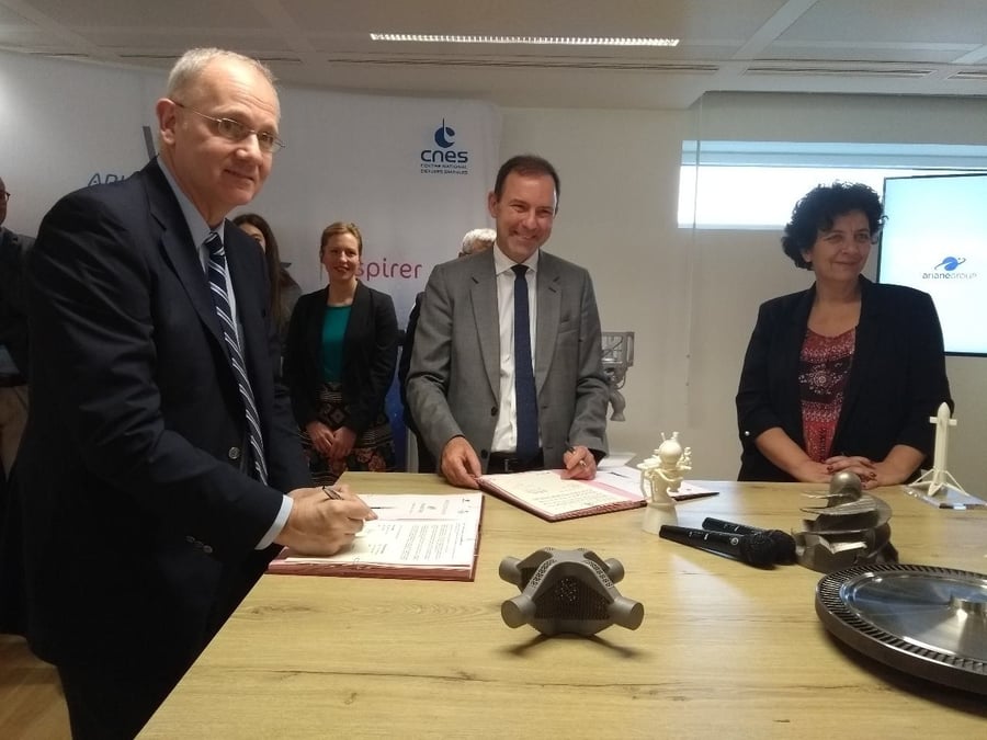 De gauche à droite : Jean-Yves Le Gall, André-Hubert Roussel et Frédérique Vidal.