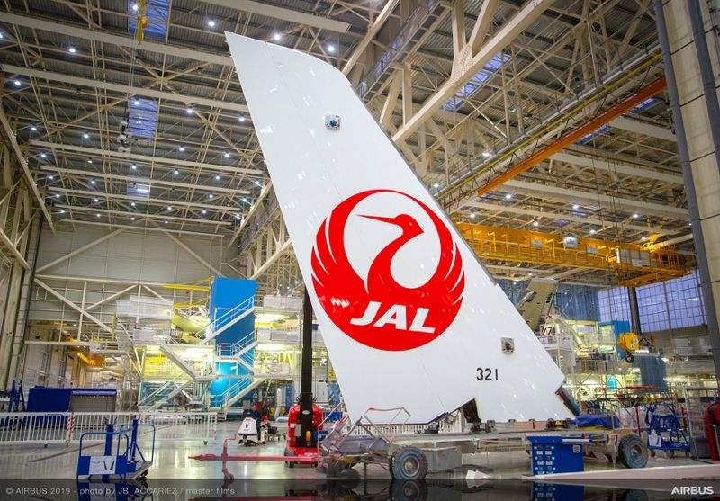 First A350 for Japan Airlines.