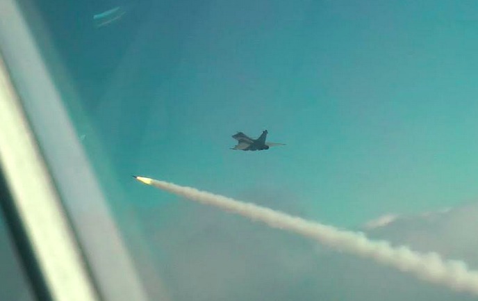 Deux missiles Meteor ont été tirés le 13 février 2019.