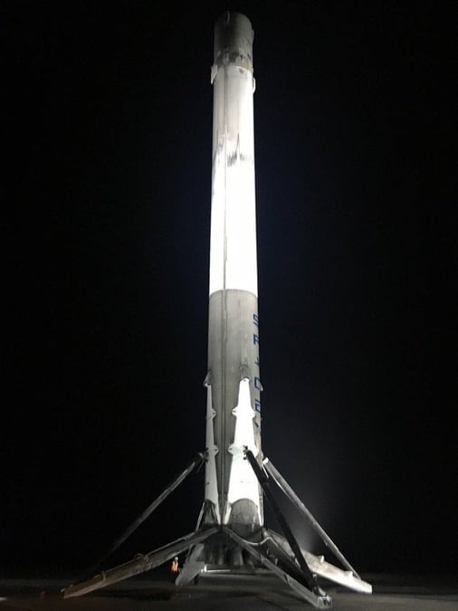 Seconde récupération en Floride pour le premier étage du Falcon 9.