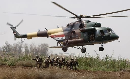 La composante hélicoptères de l'armée irakienne est très utilisée contre Daech