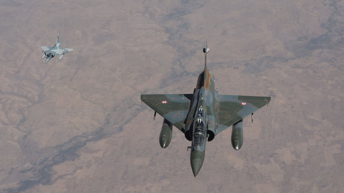 Les Mirage 2000 C et D sont déployés en Afrique (Image d'archive)