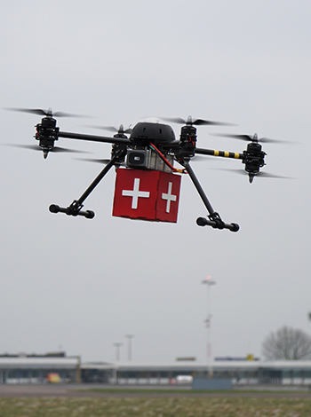Le projet Healthdrone vise à permettre des livraisons médicales par drone au Danemark.