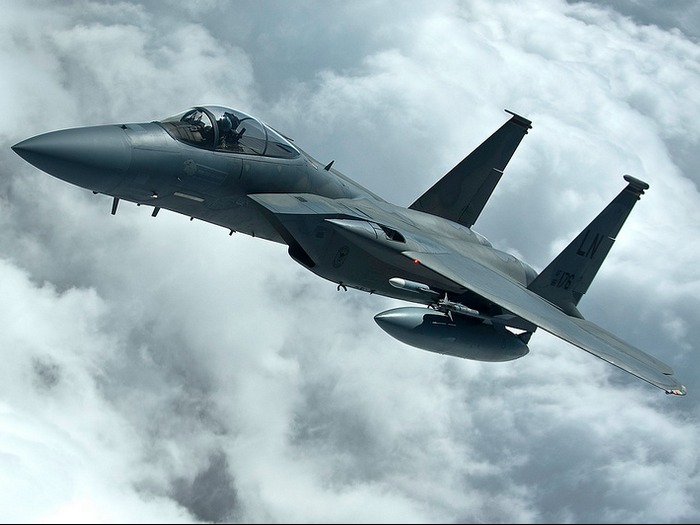 L'US Air Force a déployé 15 F-15C en Islande dans le cadre de la mission de police du ciel de l'OTAN.