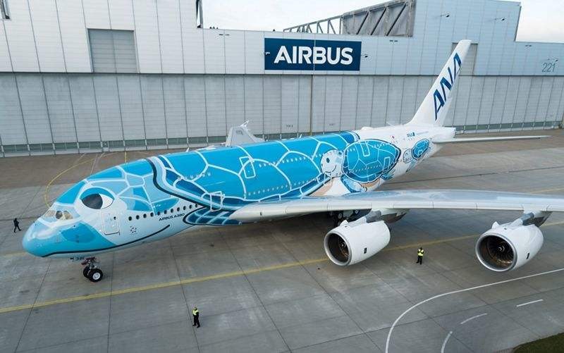 A380 for All Nippon Airways.