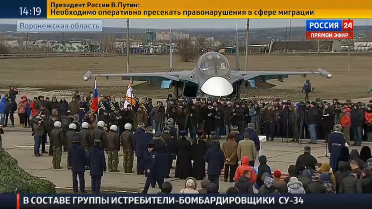 Trois Su-34 sont déjà rentrés de Syrie.
