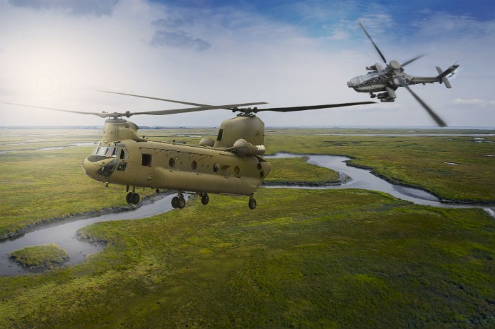 New Delhi a récemment commandé des hélicoptères Apache et Chinook.