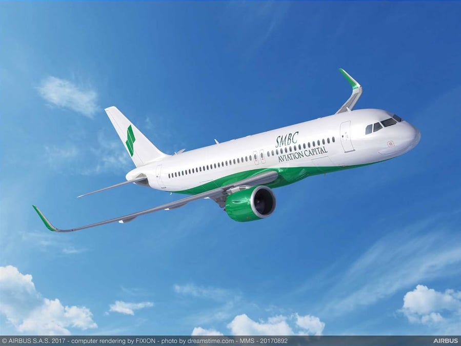 Le loueur SMBC Aviation Capital a désormais commandé 181 Airbus A320neo.