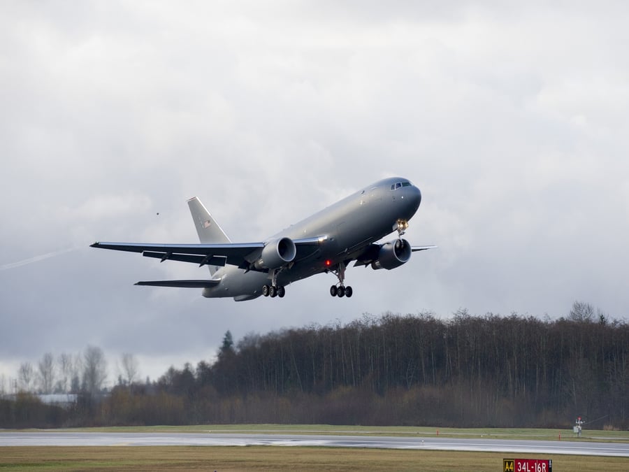 Le KC-46 n'a toujours pas volé dans sa configuration définitive.