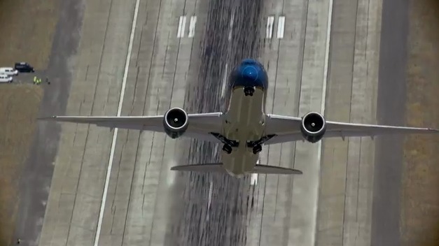 Le 787-9 au décollage