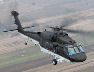 PZL Mielec / hélicoptère Sikorsky Black Hawk produit en Pologne.
