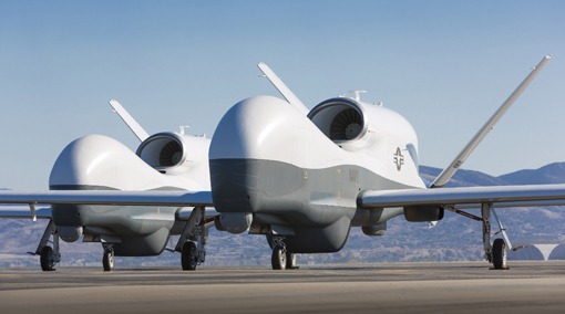 Le drone MQ-4C Triton.