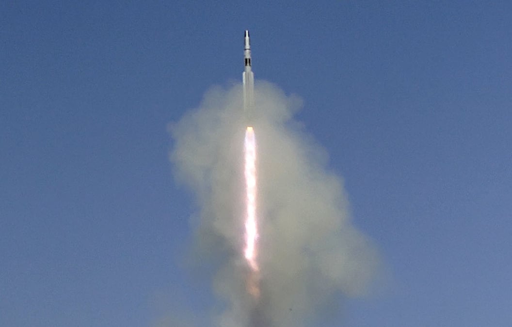 Tir d'un missile VL Mica