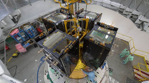 Galileo satellites on Ariane 5.