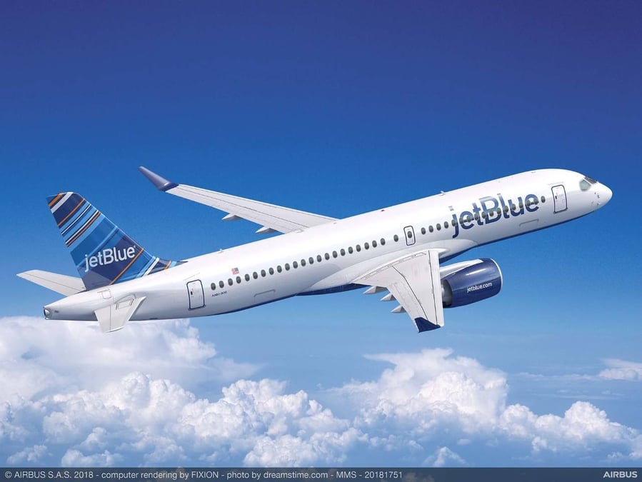 JetBlue confirme ses 60 Airbus A220 avec livraison dès que le site de Mobile sera prêt.