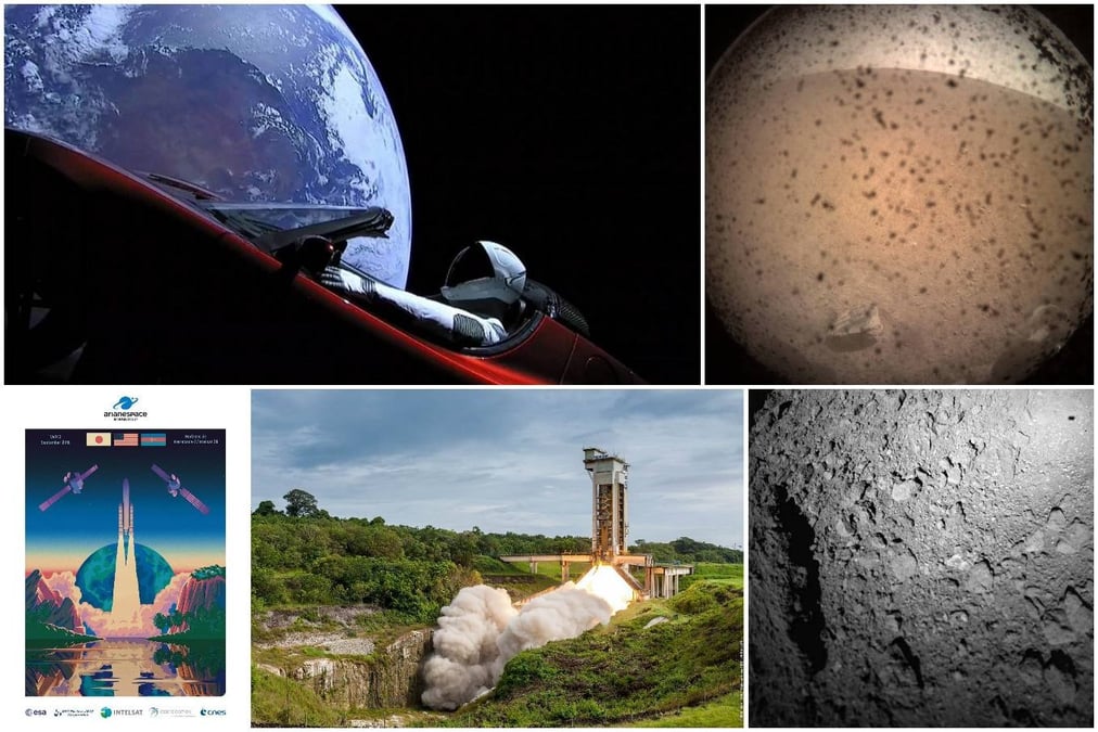 L'année 2018 en cinq images.
