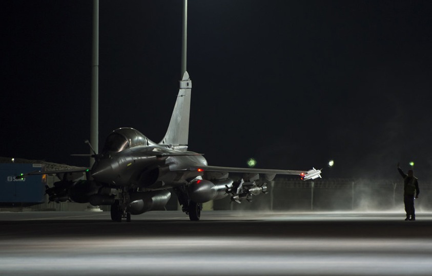 Un Rafale déployé lors de l'opération Chammal