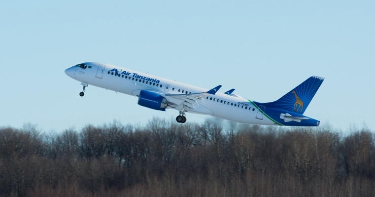 Air Tanzania a commandé ferme deux Airbus A220.