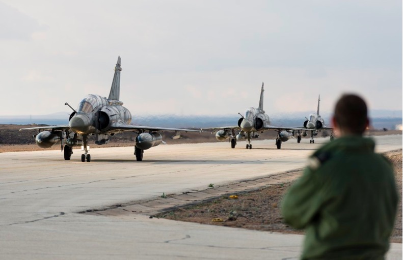 Arrivée des Mirage 2000D en Jordanie