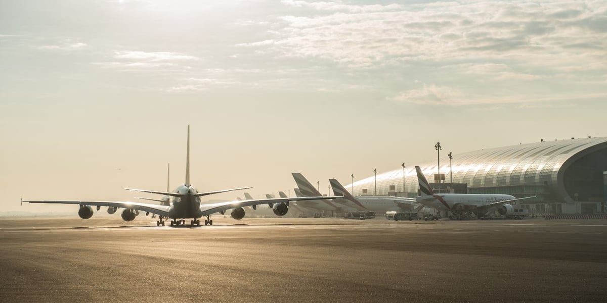Dubai International airport.
