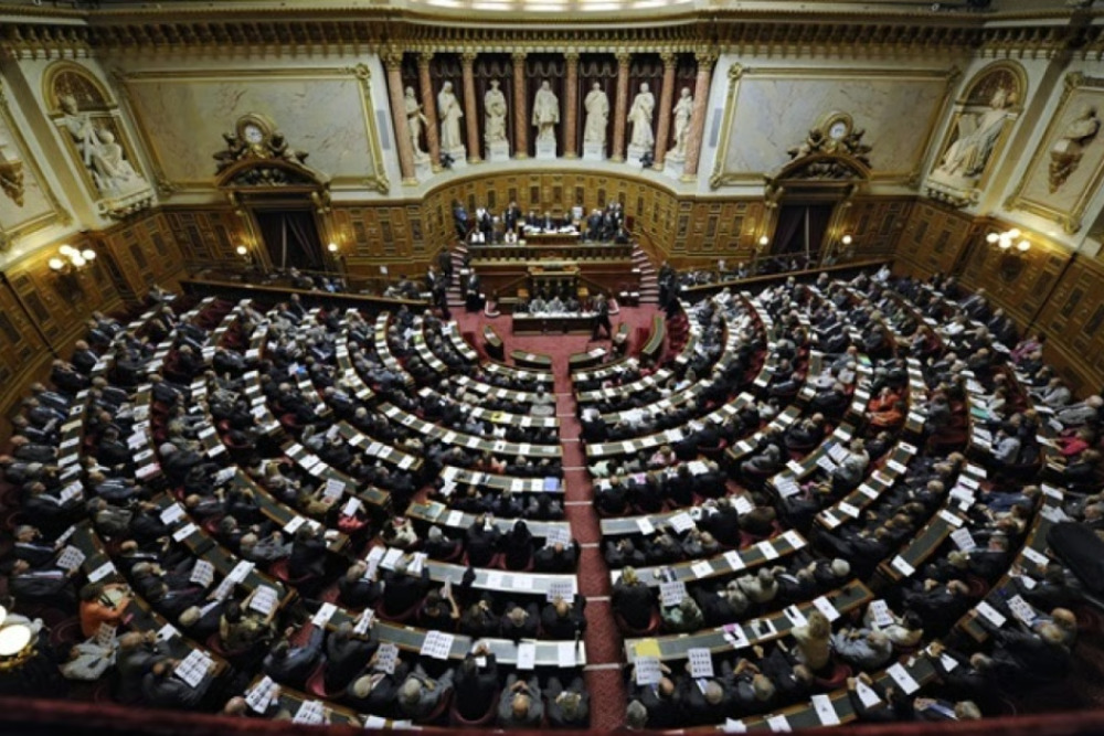 L’hémicycle du Palais du Luxembourg.