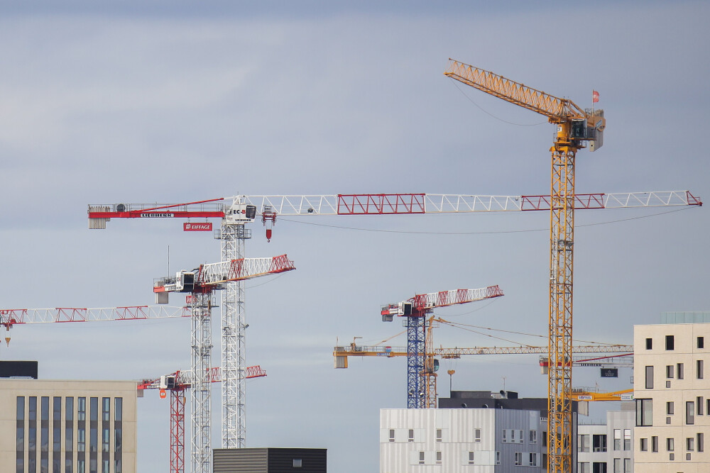 Des logements en construction en France