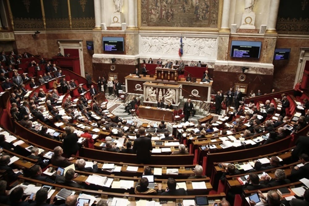 L'hémicycle du Palais Bourbon