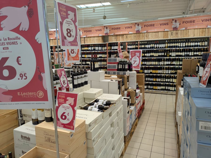 Foire aux vins à Talence, près de Bordeaux