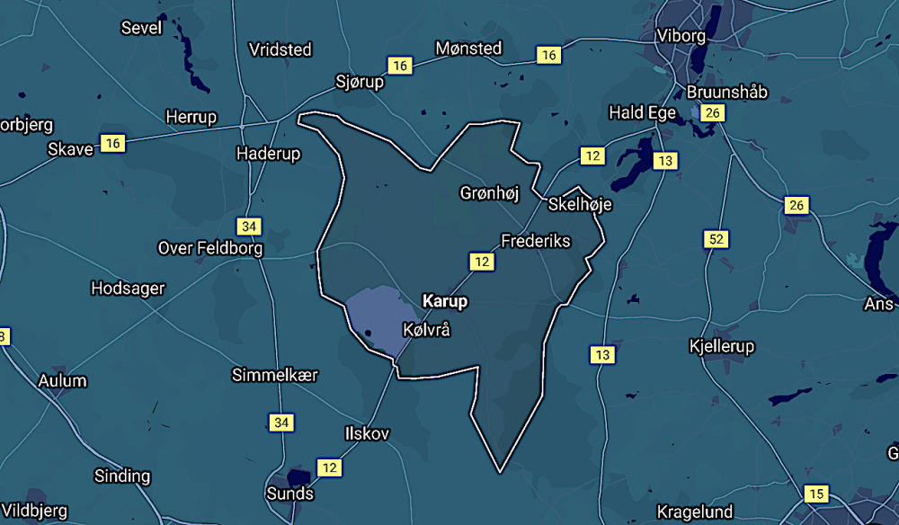 Karup, Danemark.
