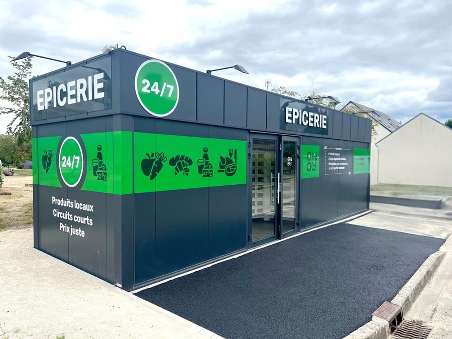 Okou fait de la distribution de produits locaux et de qualité son leitmotiv. Un objectif pas seulement économique mais également sociétal.