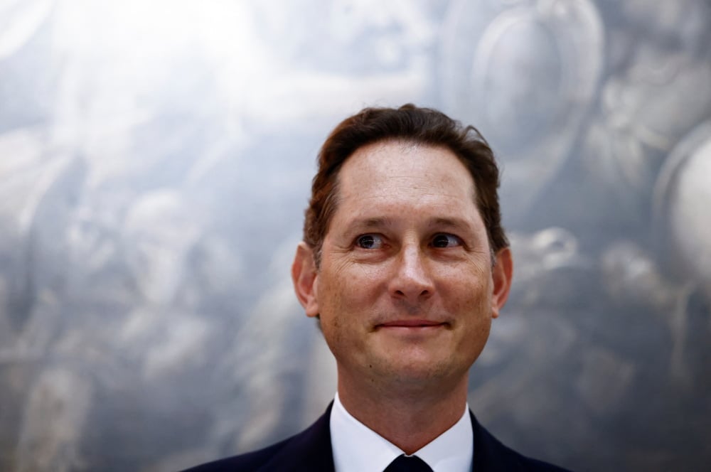 John Elkann, président du groupe Stellantis et héritier de la famille Agnelli fondatrice de Fiat.