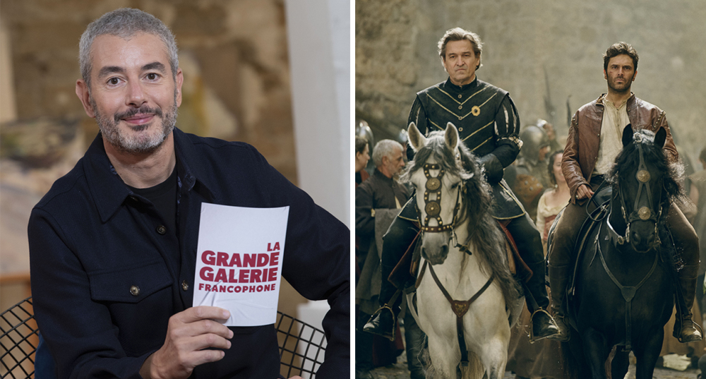 Ali Baddou dans la nouvelle émission de TV5 Monde, La Grande Galerie Francophone ; Pio Marmaï dans la série Netflix “Néro”