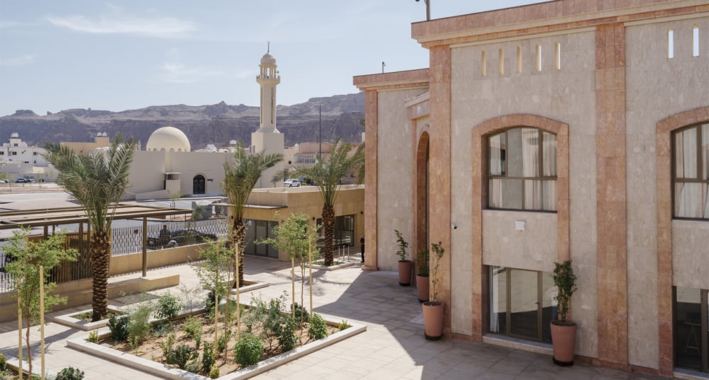La Villa Hegra a été cofondée par la Commission royale et l’Agence française pour le développement d’Al-Ula.