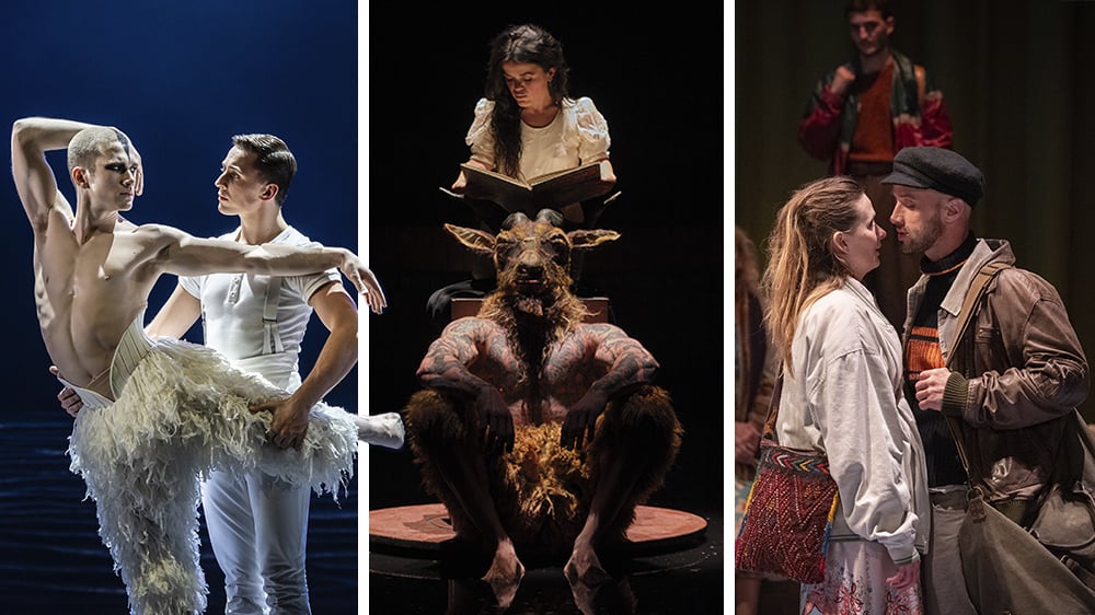 Avec « Swan Lake », « Nous, les héros » et « Les Cantiques du corbeau », trois expressions différentes du théâtre s'expriment sur les planches.