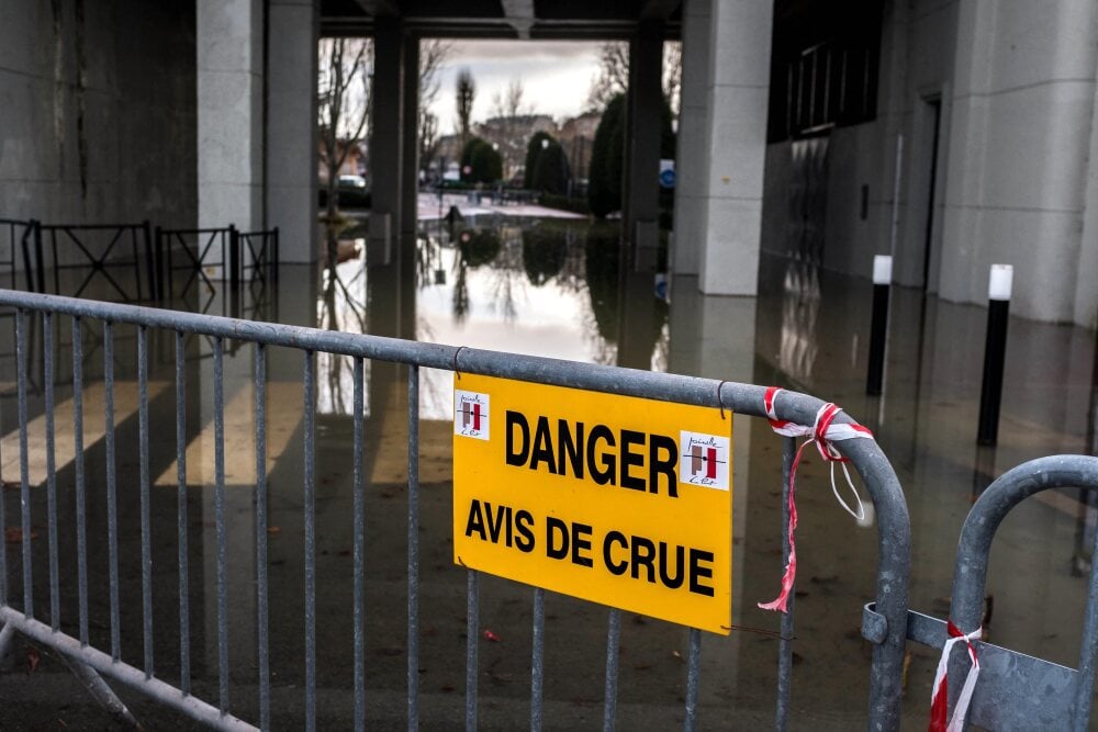 Bruno Levesque / IP3 Joinville le Pont France 26 Janvier 2018 La Marne en crue. River Marne flooding (MaxPPP TagID: maxnewsfrthree997115.jpg) [Photo via MaxPPP] - La Marne en crue