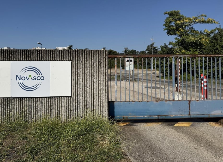 ©PHOTOPQR/LE PROGRES/Charly JURINE Pro - Saint-Étienne 11/08/2025 - Entreprise Novasco ex Ascométal -Entreprise Novasco ex Ascométal en redressement judiciaire (MaxPPP TagID: maxnewsspecialtwo304120.jpg) [Photo via MaxPPP] - Entreprise Novasco ex...