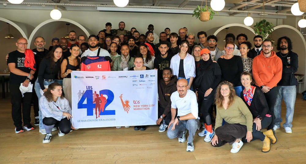 Malek Boukerchi a convaincu plusieurs jeunes en difficulté, repérés grâce à des missions locales partout en France, de faire le marathon de New York.