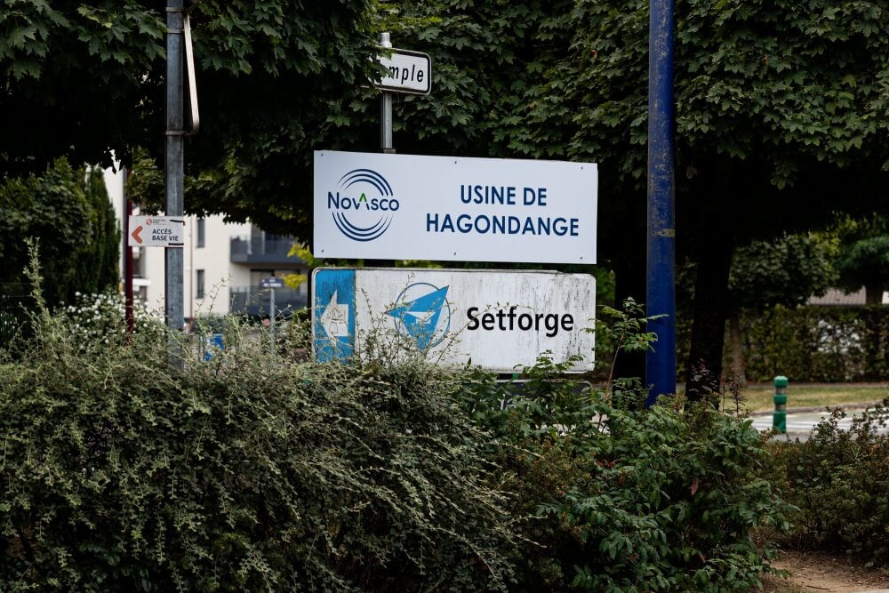 ©PHOTOPQR/LE REPUBLICAIN LORRAIN/Hugo AZMANI ; Hagondange ; 27/08/2025 ; Usine Novasco à Hagondange (MaxPPP TagID: maxnewsspecialtwo314906.jpg) [Photo via MaxPPP] - Usine Novasco à Hagondange