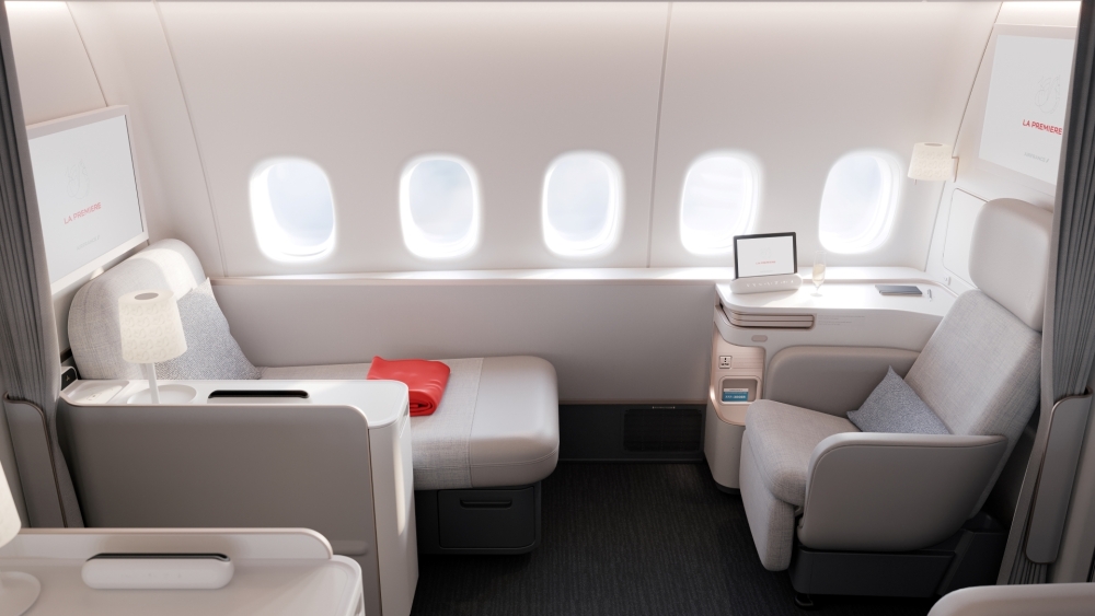 Confiant sur sa stratégie de montée en gamme, Air France a lancé sa nouvelle La Première au printemps.