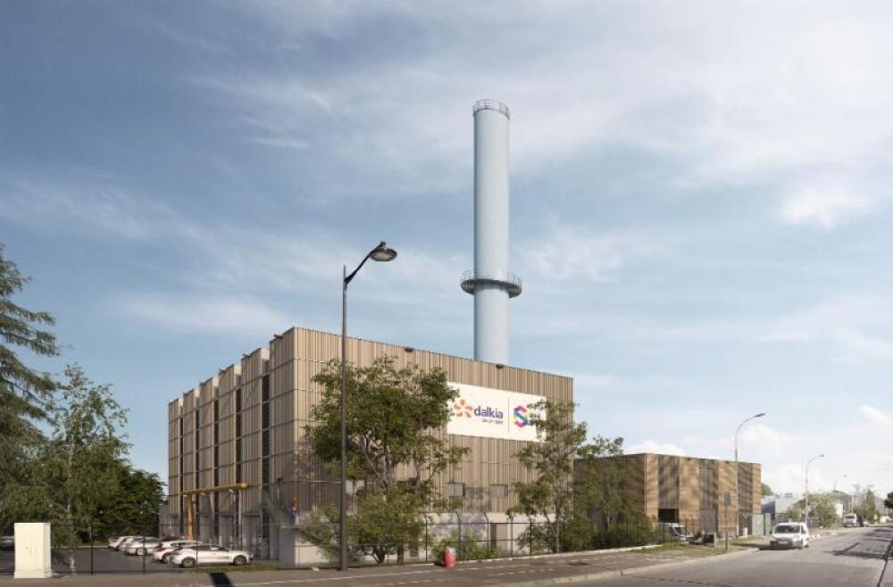 Visuel architectural de la chaufferie gaz rénovée