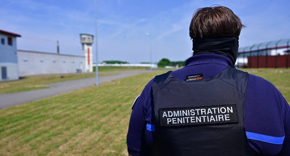 La prison de Vendin-le-Vieil (Pas-de-Calais) en mai, avant les premiers transferts de prisonniers.