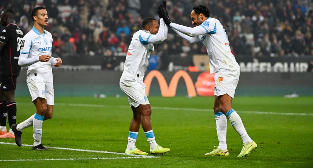 Bien positionnés pour la Ligue des champions, les jouers du stade Olympique de Marseille viennent de décrocher leur cinquième victoire d'affillée, face à Nice.