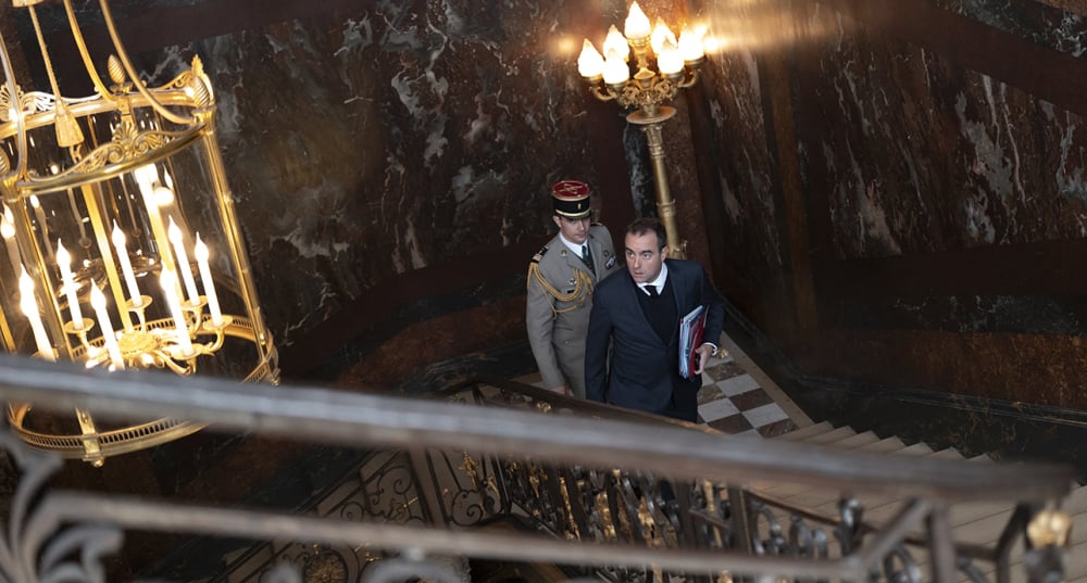 Sébastien Lecornu à l'hôtel Matignon le 20 novembre.