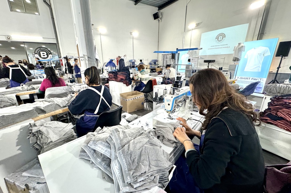 Le Slip Français compte investir dans son usine à Aubervilliers, à l'issue de son introduction en Bourse.