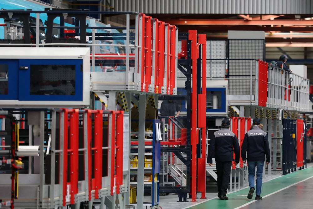 L’usine Alstom à Aytre, près de La Rochelle.