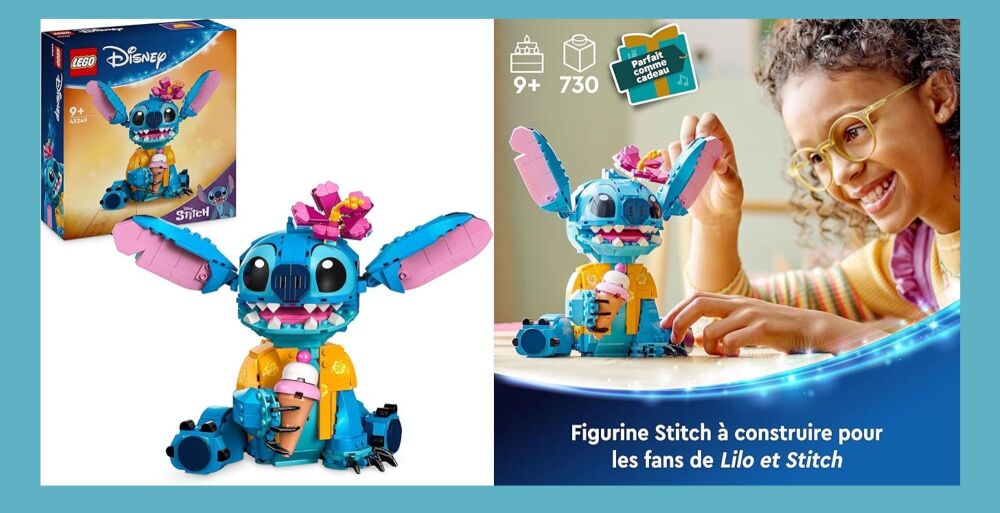 Le set LEGO Disney Stitch en offre spéciale Black Friday pour les fans de Lilo & Stitch