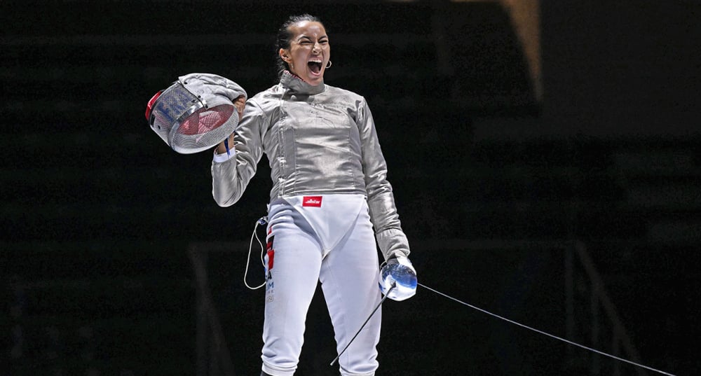 Sara Balzer, le 30 juillet à Tbilisi.