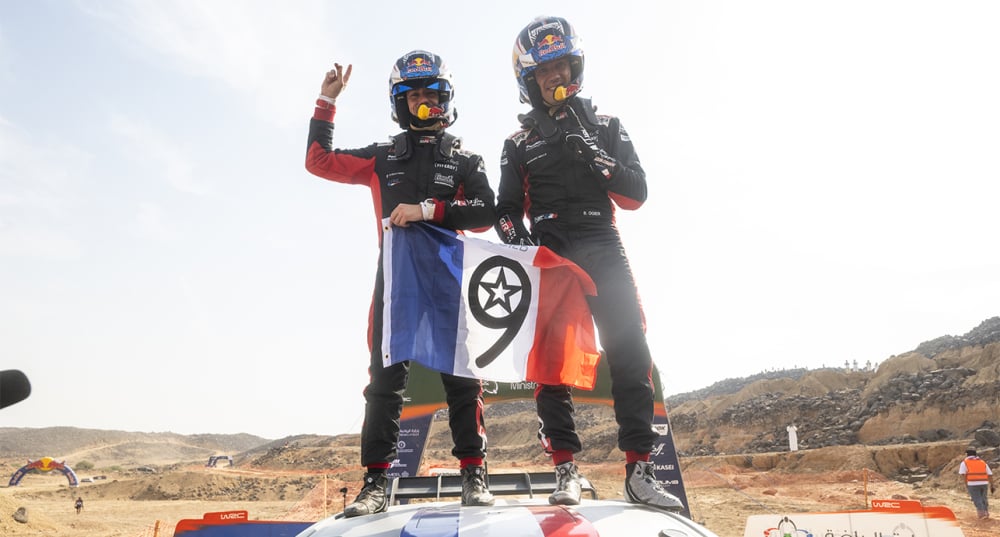 Sebastien Ogier et Vincent Landais.
